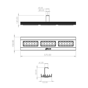 DIMENSIONES FACTOR LED 150 S